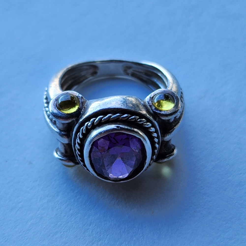 Amethyst Silver Ring Handcrafted In Thailand - image 3